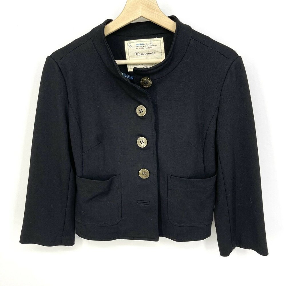 MED Anthropologie Cartonnier Rustic Blazer